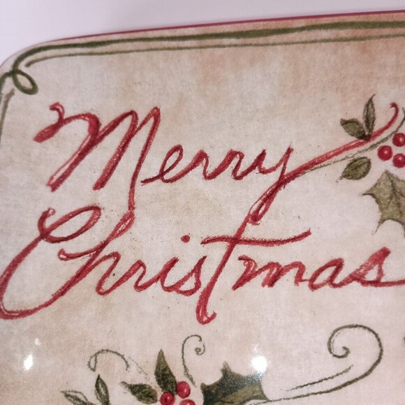 Rae Dunn Artisan Collection Christmas Items Santa Cups, Cocoa Jar, Cookie Plate - Picture 13 of 16